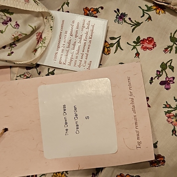 💕CHRISTY DAWN💕 The Dawn Dress ~ Cream Garden Floral Print Small S NWT - Picture 16 of 16